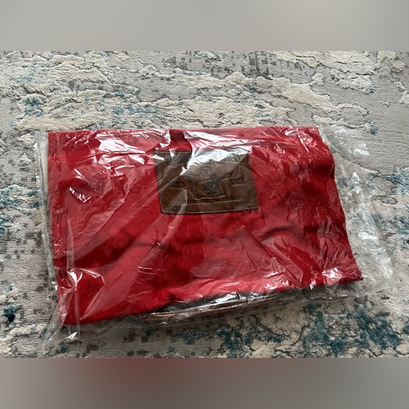 NWT True Religion Canvas Tote/Duffel Bag – Brick Red - Picture 6 of 10